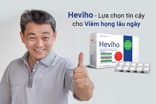 Phương pháp giảm viêm họng hạt với viên uống Heviho 1