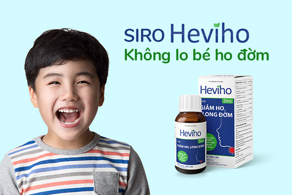 Giảm tình trạng viêm họng hạt cho trẻ với Siro Heviho 1