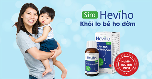 Siro Heviho – Giải pháp cho bé ho đờm, viêm mũi họng từ Viện Hàn lâm Khoa học và Công nghệ Việt Nam 1