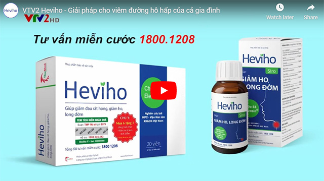 VTV2 Heviho - Giải pháp cho viêm đường hô hấp của cả gia đình