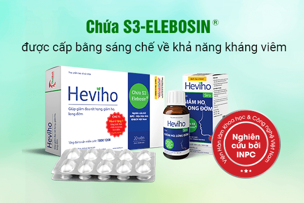 Heviho chứa S3-Elebosin - giải pháp cho người bị ho dai dẳng, viêm họng kéo dài 1