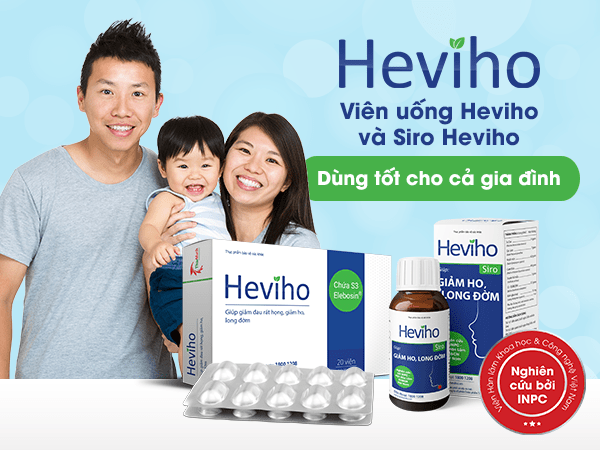 Sử dụng Heviho để giảm nhanh tình trạng viêm họng 1