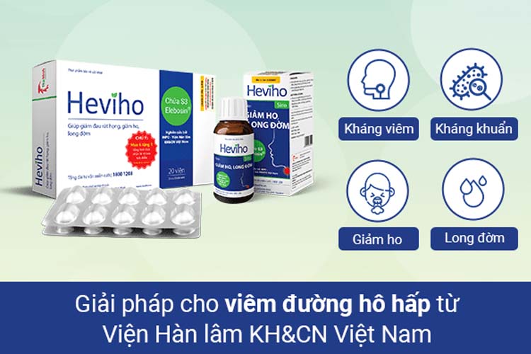 Heviho - Giải pháp hữu hiệu cho người bị viêm VA xuất tiết 1