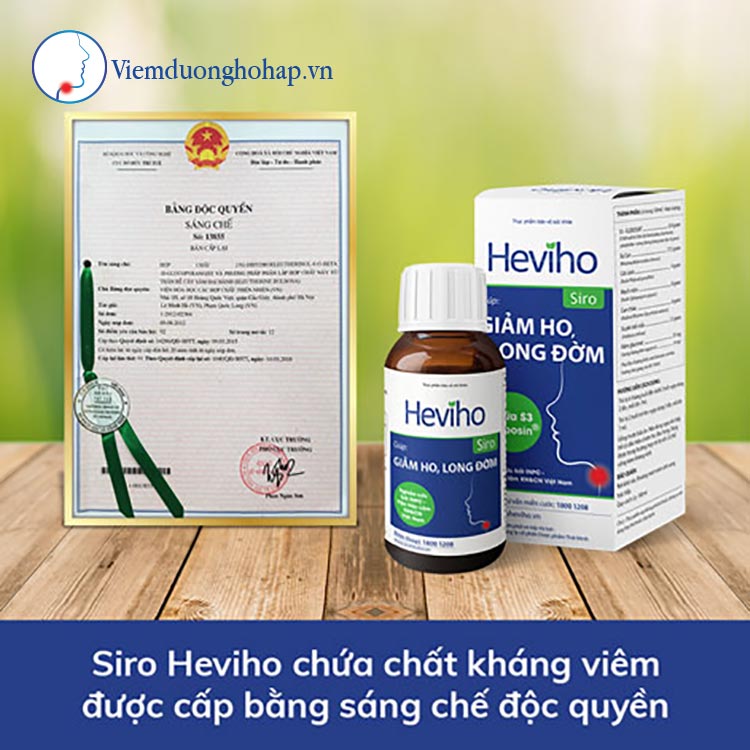 Siro Heviho - cải thiện và phòng ngừa viêm phế quản ở trẻ 1