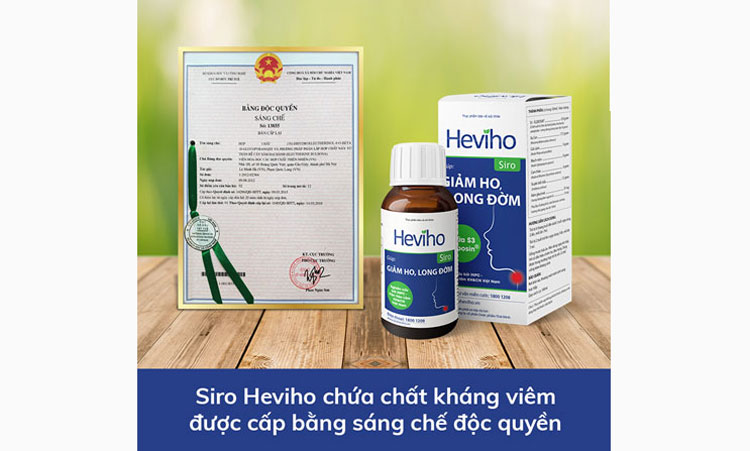 Siro Heviho - giải pháp từ thiên nhiên cho trẻ bị viêm phế quản cấp 1